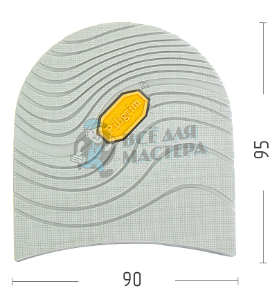 Набойка PILIGRIM Н0026, цв.светло-серый