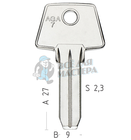 AGA12  AGA-12  AGA7  S1AGA  - Чертеж
