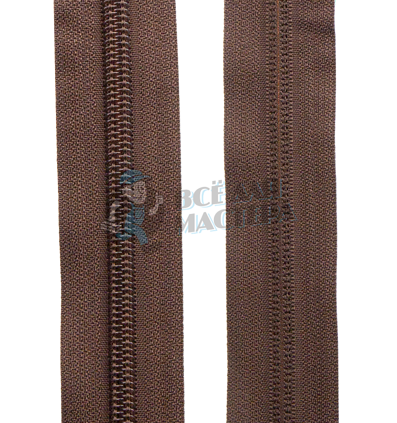 Молния-рулон спиральная, Т7 "Judson" №570 коричневая