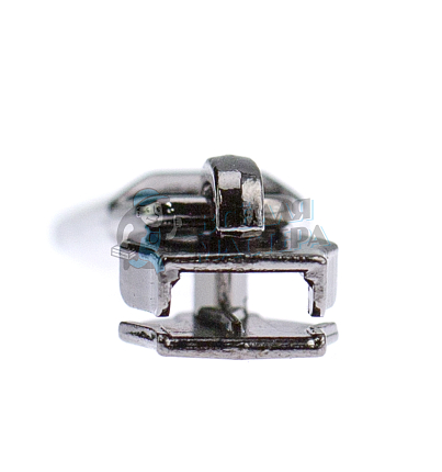 Бегунок для спиральной молнии, тип 5, сумочный N3, цв. черный никекль