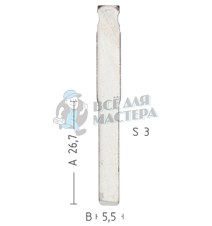 Лезвие FO24C1 HU101FH HF65C1 20Y - Чертеж
