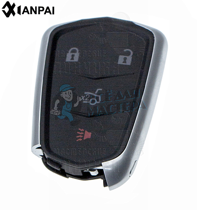 Корпус ключа OP11 HF66 HU100 3кнопки + паника КНР ///  CADILLAC