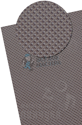 Профилактика  лист. "Пирамида" 380*570*1,3 коричневый