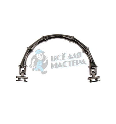 Ручка для сумки, дуга, цв.темн.никель