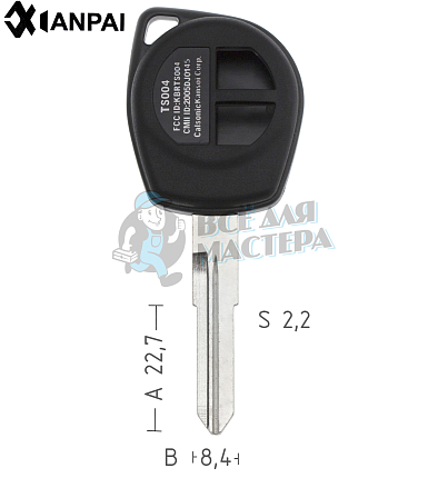 Корпуса ключей SZ10RP51\DW4RP146  SUZU-8P\DAE-2DP  SZ11RP  SU21LP//SUZUKI