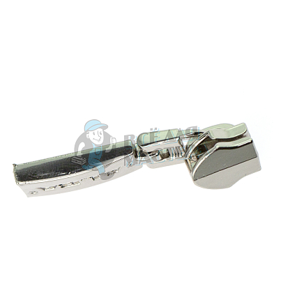 Бегунок сумочный Т7 "JX" ALBA (0613), нейлон, цв.светлая гальваника