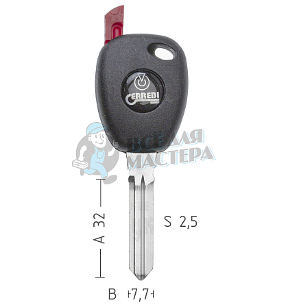 T00DCA6RP TP00DAC-6D.P HU179TE а/пл.c мест.п/чип LOGAN.DACIA - Чертеж