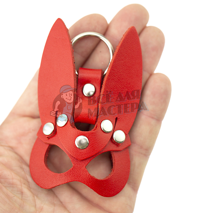 Брелок Зайка, цв.красный