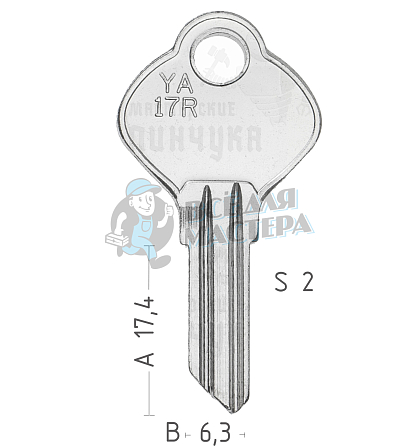 YG2R YA-8I YA17R YAL16L - Чертеж