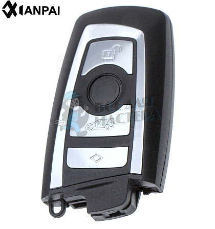Корпус ключа BM6P HU92 HF70P171 4 кнопки BMW КНР - Чертеж