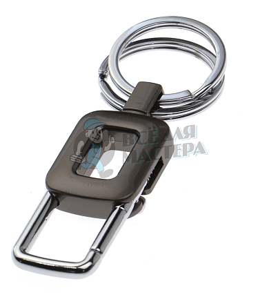 Карабин с двумя кольцами для ключей