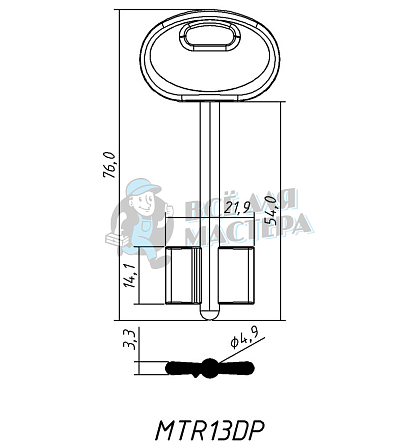 MTR13DP - Чертеж