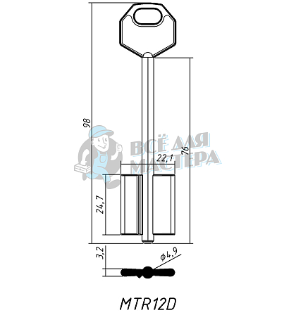 MTR12D - Чертеж