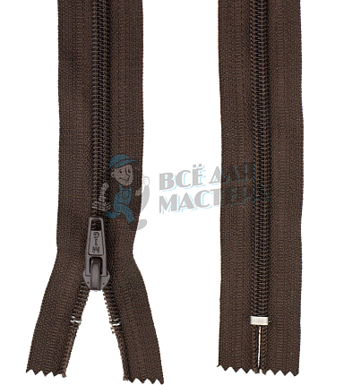Молния 50см Коричневый