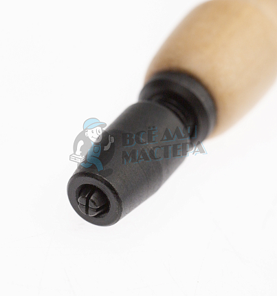 Ручка цанговая деревянная, 9см