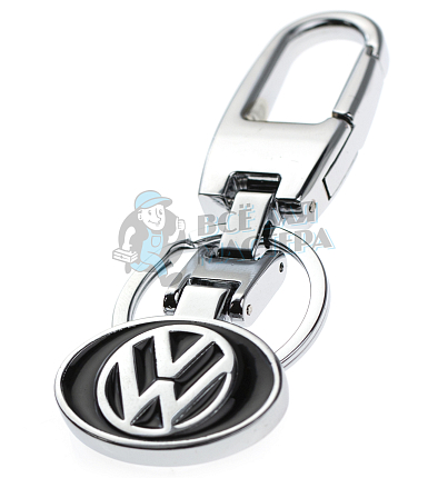 Авто карабин с кольцом для ключей VOLKSWAGEN