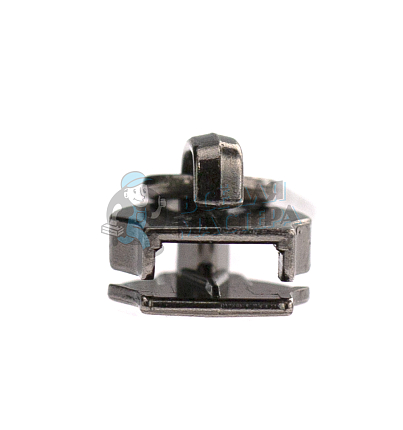 Бегунок для спиральной молнии, тип 8, сумочный, цв. темный никель