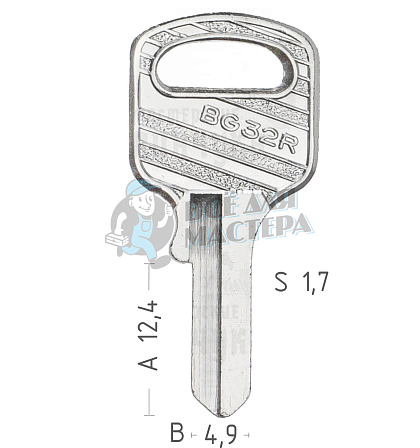 BG32R BUR-15 - Чертеж