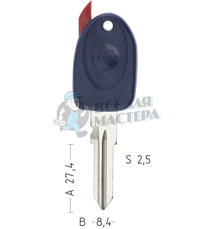 TP00FI13P2  T00GB14RPE  а/пласт.с мест.п/чип FIAT - Чертеж