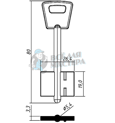KRP1D (желтый)