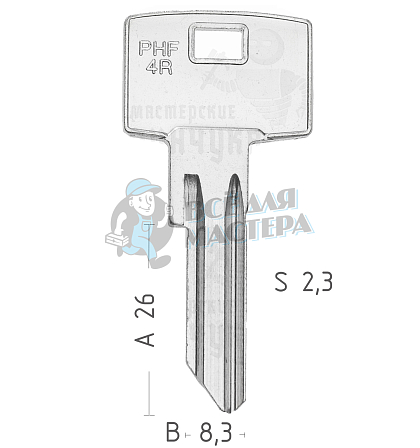 PH4SL PFA-4 PHF4R - Чертеж