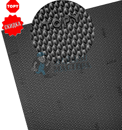 Набойки листовые "Topy Veratop" р-р 800х600х6мм, цв.черный