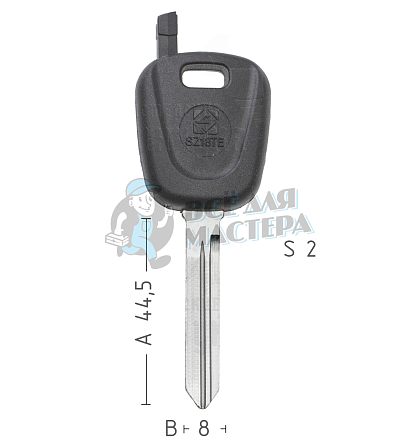 T00SZ17P TP00SUZU-17.P2 а/пласт.с мест.п/чип SUZUKI - Чертеж