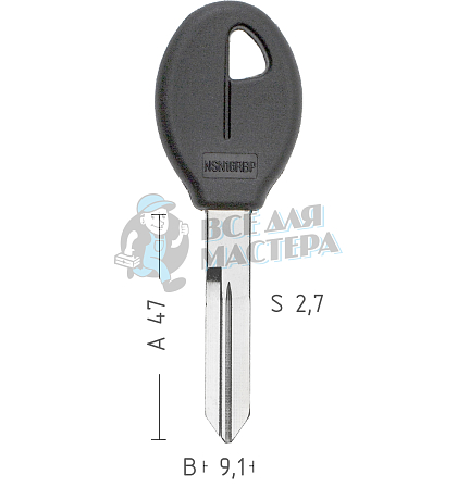 NS10RP92  DAT-20P  NSN16RBP  DA37P  - Чертеж