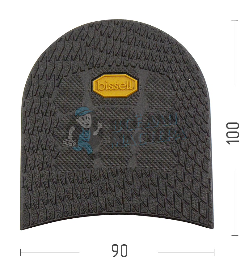 Набойка PILIGRIM RB622L, цв.черный
