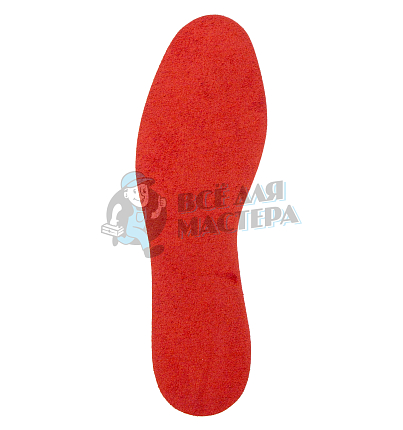 Стельки из натуральной кожи, р-р 40-41, цв.красный