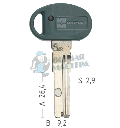 Mottura "CHAMPION" C38R B5 M3206 Original  - Чертеж