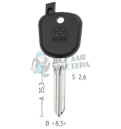 T00GM36P TP00GM-37P B111TE а/пласт.с мест.п/чип General Motors - Чертеж