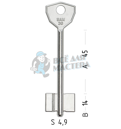 2SMA 4  SAM-2G  5BDA3 - Чертеж