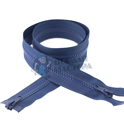 Молния Трактор "JUDSON", 80см, Тип-5, разъёмная двухзамковая, цв.синий