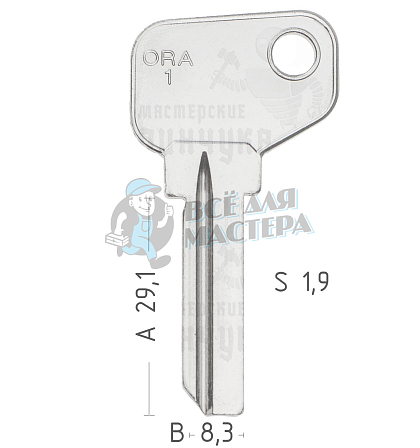 ORS2 ORK-1D ORA1 ORS2 - Чертеж