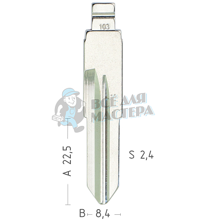 Лезвие №103 MG Morris Garage 3 КНР