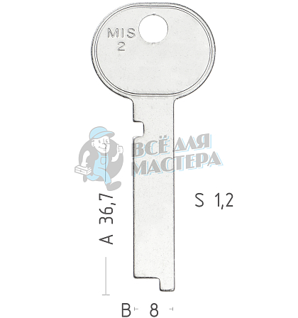 MIL2 MIL-2 MIS2 - Чертеж