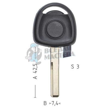 Авто с местом под чип OPWHP HU43 HF42P15 КНР