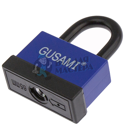 Навесной замок GUSAMI 68мм (синий)