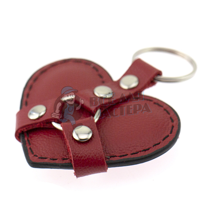 Брелок Сердце, цв.красный