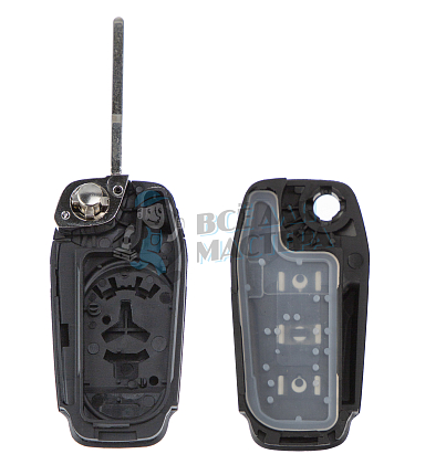 Корпус выкидного ключа FO-24 HU101 HF65 3 кнопки FORD КНР