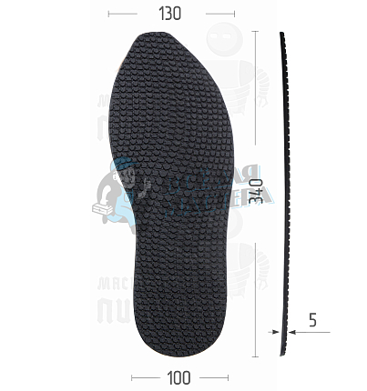 Подошва "800" т.5 черный