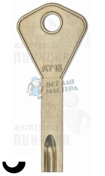 AY15silca  S16ABYor Abloy								 - Чертеж