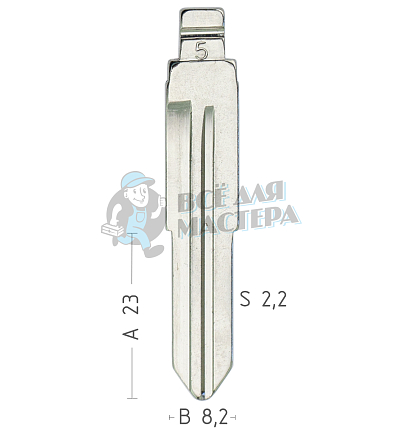 Лезвие №5  GM-15D GM24R GM14L GM17R GM/ CHANGAN КНР