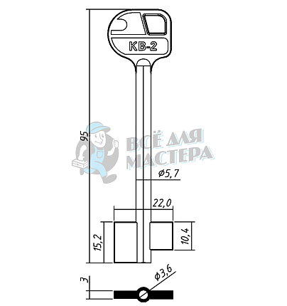 KVI2D (желтый)