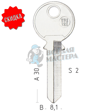 TRI12I TR8 TL8R TRC66L TriCircle  АНГЛ КНР - Чертеж