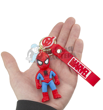 Брелок для ключей "Человек паук" + карабин