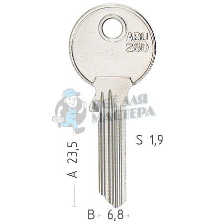 ABU26D AB31 ABS34 AU47 - Чертеж
