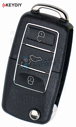 Ключ серии B-01-3 в стиле VOLKSWAGEN LUXURY BLACK для KD900 без встроенного чипа КНР