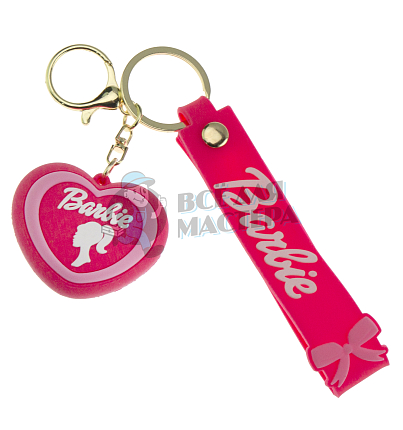 Брелок для ключей "Барби Сердце" + карабин